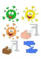 Vorschau - selbst erstellte Cliparts/Grafiken - Hygiene Corona Cliparts / Bilder - Seite 1