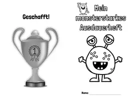 Vorschau - Arbeitsblätter - Monstermäßiges Ausdauertraining - Seite 1