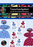 Vorschau - Spiele - Tauschaufgaben im Zahlenraum bis 20 ohne Zehnerübergang - Deckblatt