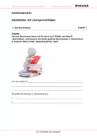 Vorschau - Arbeitsblätter - Ein Kinderbuch entsteht - Arbeitsblätter mit Lösungen - Deckblatt