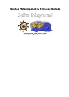 Vorschau - Stundenentwürfe - Großes Materialpaket zu Fontanes Ballade "John Maynard" - Deckblatt