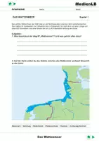 Vorschau - Arbeitsblätter - Das Wattenmeer - Arbeitsblätter mit Lösungen - Deckblatt