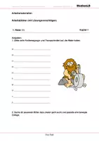 Vorschau - Arbeitsblätter - Das Rad - Arbeitsblätter mit Lösungen - Deckblatt