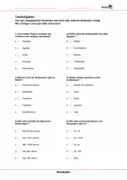 Vorschau - Arbeitsblätter - Hauskatze - Testaufgaben mit Lösungen - Deckblatt