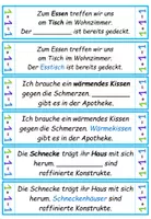 Vorschau - Aufgabenkarten - Deutsch: Zusammengesetzte Nomen - Übungskarten - Seite 2