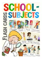 Vorschau - Poster - school subjects Englisch Bildkarten flash cards - Deckblatt