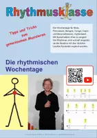 Vorschau - Arbeitsblätter - Die rhythmischen Wochentage - Bewegung zwischendurch! - Deckblatt