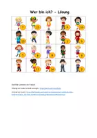 Vorschau - Arbeitsblätter - DaZ: Leseverstehen "Wer bin ich?" - differenziert mit Silbenschrift - Seite 1