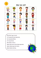 Vorschau - Arbeitsblätter - DaZ: Leseverstehen "Wer bin ich?" - differenziert mit Silbenschrift - Seite 2