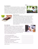 Vorschau - Text - Soziale Medien Lesung (DaF/DaZ) - Deckblatt