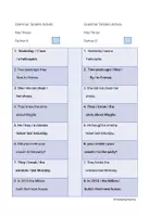 Vorschau - Spiele - TANDEM ACTIVITY Past Tense - Seite 1