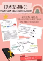 Vorschau - Stundenentwürfe - Examen: Gottesbilder - Vielfalt und Spannungen (Oberstufe) - Deckblatt