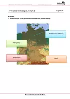 Vorschau - Arbeitsblätter - Deutschlands Landschaften - Arbeitsblätter mit Lösungen - Seite 2