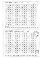 Vorschau - Arbeitsblätter - Englisch: Suchsel/ Word search - Seite 3
