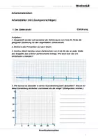 Vorschau - Arbeitsblätter - Koordinatensystem - Arbeitsblätter mit Lösungen - Deckblatt