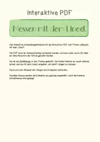 Vorschau - Merkblätter - Umgang mit dem Lineal - Längen & Messen - Interaktive PDF - Seite 1