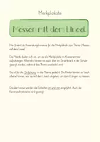 Vorschau - Fördermaterial/Inklusion - Merkplakate Messen mit dem Lineal - Seite 1