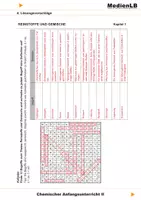 Vorschau - Arbeitsblätter - Chemischer Anfangsunterricht II -. Lösungsvorschläge - Deckblatt