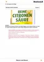 Vorschau - Arbeitsblätter - Säuren und Basen - Lösungsvorschläge - Deckblatt