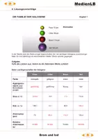 Vorschau - Arbeitsblätter - Halogene - Die Chemie von Brom und Iod - Lösungsvorschläge - Seite 1