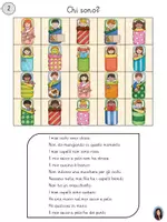 Vorschau - Arbeitsblätter - Puzzle di lettura - Chi sono? - I sacchi a pelo - Seite 2