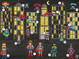 Vorschau - Arbeitsblätter - Reading Trail (englische Lesespur / Lesespurgeschichte) "Superhero Meeting" (zweifach differenziert) - Seite 3