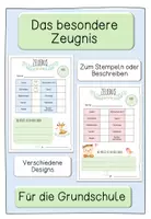 Vorschau - Anderer Materialtyp - Das besondere Zeugnis - Zeugnisergänzung - Deckblatt