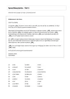 Vorschau - Arbeitsblätter - telc B2 Sprachbausteine Teil 1 (Willkommen) + Lösung - Deckblatt
