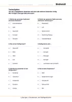 Vorschau - Arbeitsblätter - Lösungen, Emulsionen und Stoffgemische - Testaufgaben mit Lösungen - Deckblatt