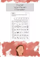 Vorschau - Arbeitsblätter - Monster würfeln I Kunst I Würfeln und malen / zeichnen - Deckblatt