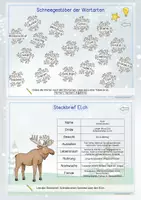 Vorschau - Arbeitsblätter - Deutsch interaktiv im Winter-Wunderland - Seite 2