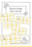 Vorschau - Spiele - Domino Längen: Millimeter und Zentimeter - Deckblatt