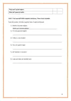 Vorschau - Arbeitsblätter - Worksheet / Arbeitsblatt Formen von to be und Verneinung - Seite 3