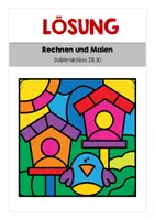 Vorschau - Stationenlernen - Rechenmalblätter Subtraktion ZR 10 - Seite 3