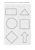 Vorschau - Stundenentwürfe - Einführung Achsensymmetrie Klasse 2 - Deckblatt