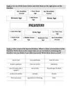 Vorschau - Arbeitsblätter - Urgeschichte/ Prehistory Timeline Activity - Deckblatt