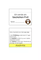 Vorschau - Merkblätter - Deutsch: FLIPBOOK- Ich werde ein GESCHICHTEN PROFI - Seite 1