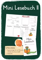 Vorschau - Arbeitsblätter - Leseminibuch 2: Faltbuch zur Buchpräsentation - Deckblatt
