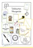 Vorschau - Fördermaterial/Inklusion - Messgeräte -Länge, Gewicht, Zeit- Tafelmaterial - Deckblatt