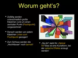 Vorschau - Stundenentwürfe - KUNST Schritt für Schritt: Op-Art City + Zeichenvideo (Buntstift-/Filzstiftzeichnung)) - Seite 2