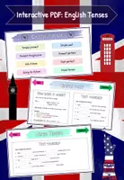 Vorschau - Arbeitsblätter - Interactive PDF - The English Tenses - Seite 1