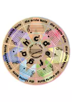 Vorschau - Mal- und Bastelvorlagen - Musik: Legekreis C-Dur Tonleiter - Notenlehre - Seite 3