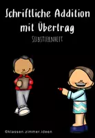 Vorschau - Arbeitsblätter - Schriftliche Addition (mit und ohne Übertrag) - Bundle - Seite 1