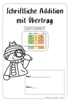 Vorschau - Arbeitsblätter - Schriftliche Addition (mit und ohne Übertrag) - Bundle - Seite 2