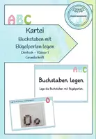 Vorschau - Arbeitsblätter - Kartei: Buchstaben mit Bügelperlen legen/stecken - Grundschrift - Deckblatt