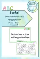 Vorschau - Arbeitsblätter - Kartei Buchstabensuche 2 Klasse 1 - Grundschrift - Deckblatt