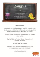 Vorschau - Arbeitsblätter - Classroom management Zeugnis Klasse 1 - Seite 1