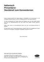 Vorschau - Arbeitsblätter - Italienisch Steckbrief Presentarsi mit Sketchnotes - Seite 1