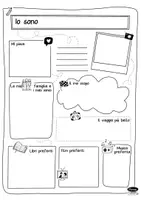 Vorschau - Arbeitsblätter - Italienisch Steckbrief Presentarsi mit Sketchnotes - Seite 2