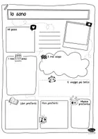 Vorschau - Arbeitsblätter - Italienisch Steckbrief Presentarsi mit Sketchnotes - Seite 3